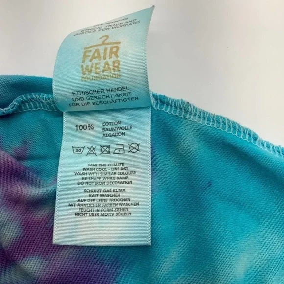 Continental Clothing Unisex Tie Dyed T Shirt S - Picture 4 of 7